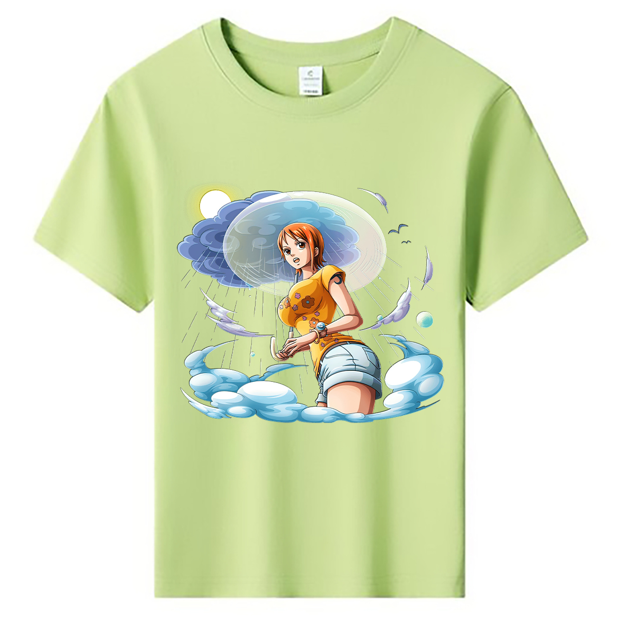 ワンピース ナミ ONE PIECE Nami 綿100％キッズTシャツ（フロントプリント）